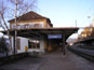 Stazione di Le Locle, al confine tra Francia e Svizzera, punto di partenza del trekking.