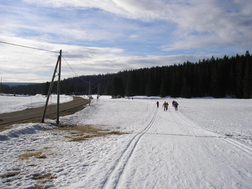 Nei pressi di Le Pr-Poncet, verso Chapelle des Bois.