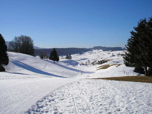 Magnifica vista sul vallone tra Les Molunes e Bellecombe, da percorrere per intero con gli sci.