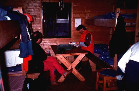 Relax all'interno del rifugio Abiskojaure.