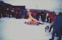 Festa svedese per la fine dell'inverno (al rifugio Kebnekaise).